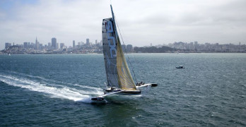 the hydroptere, from the air
