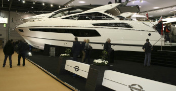 Sunseeker San Remo at the London Boat Show