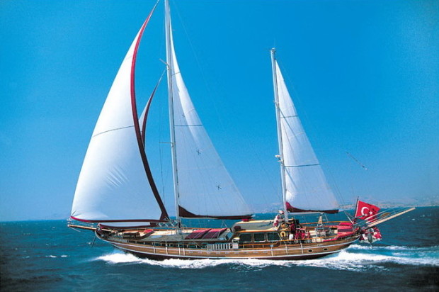 Gulet, a wooden yacht from Turkey