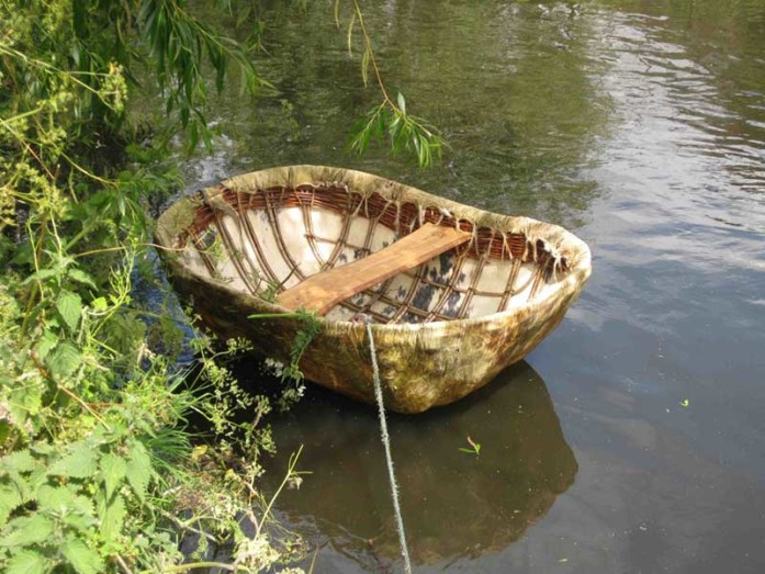 A coracle in Scotland