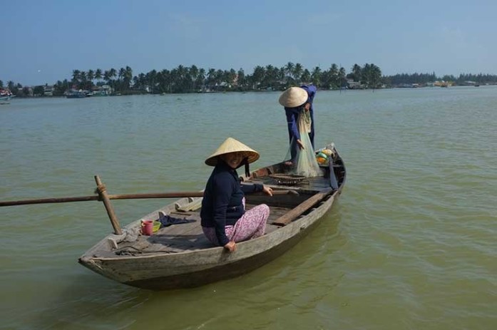 Vietnamese Traditional Fishing Boat
