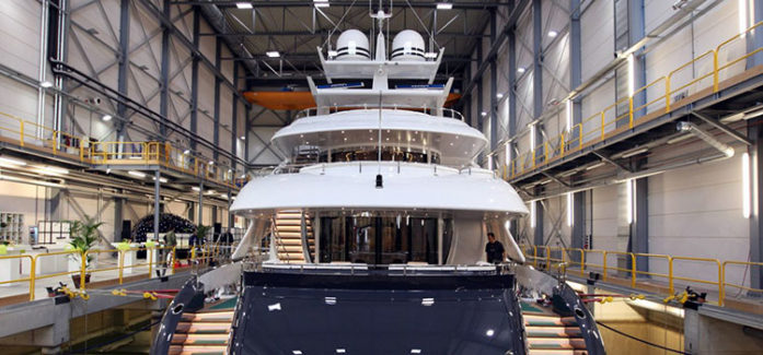 Yacht Building Contracts - a building yard