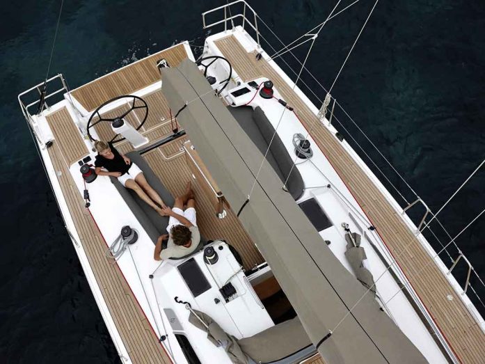 Dehler 46 exterior view from above